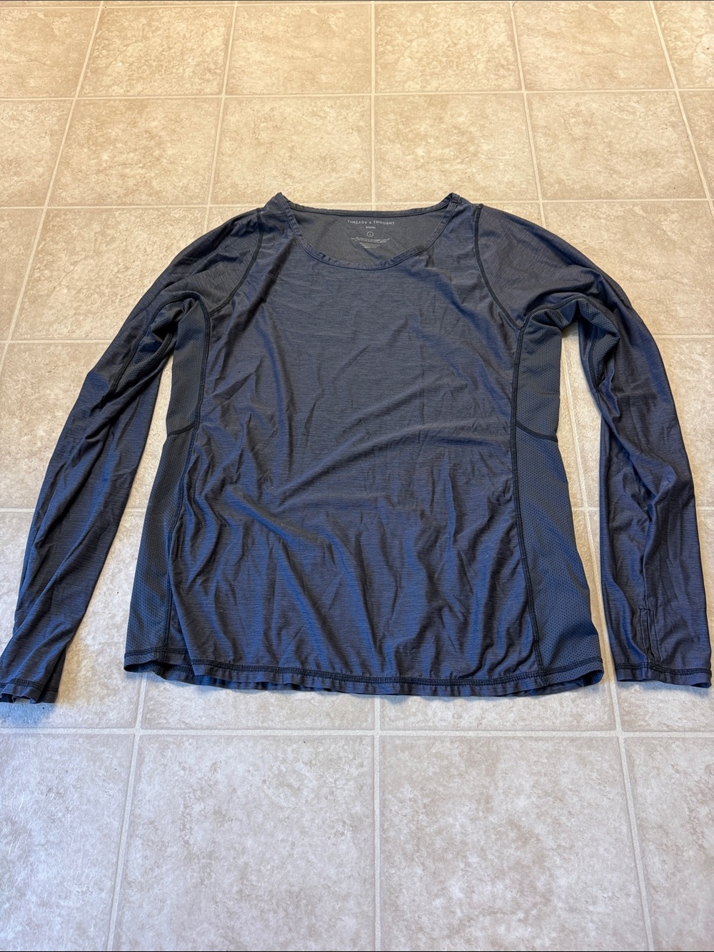 Threads 4 Thought Women's Long Sleeve Top - Dark Gray